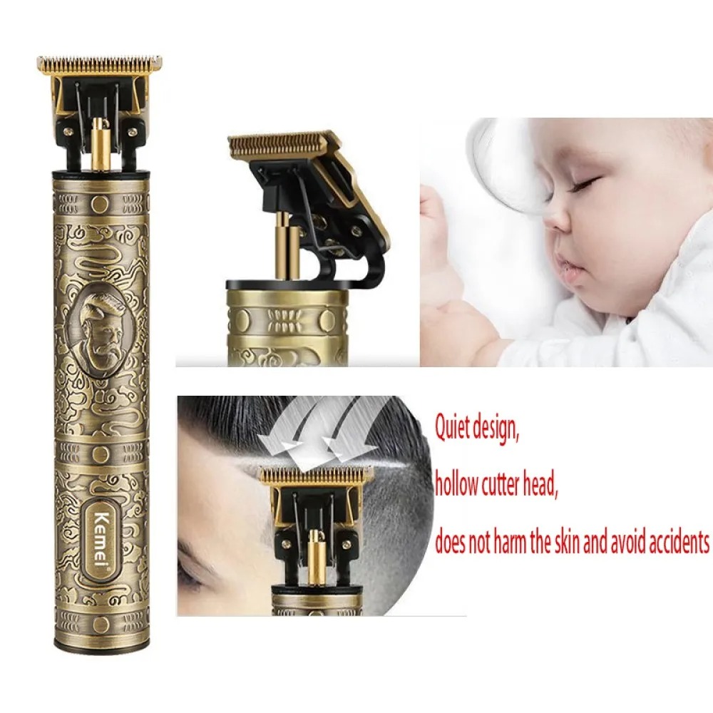 Kemei KM-700B Hair Clipper Professional corded electric hair cutting machine for precise barber-grade trims & fades. Image