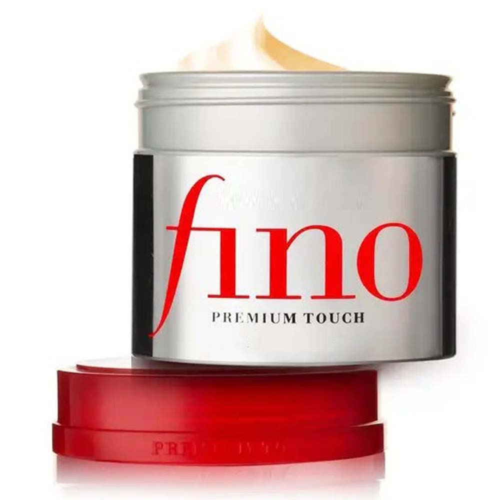 FINO Hair Mask with Plant-Derived Squalane & Glutamic Acid – Deep Conditioning Treatment for Normal Hair, Smooth, Hydrated & Healthy Shine, 8.11oz Image