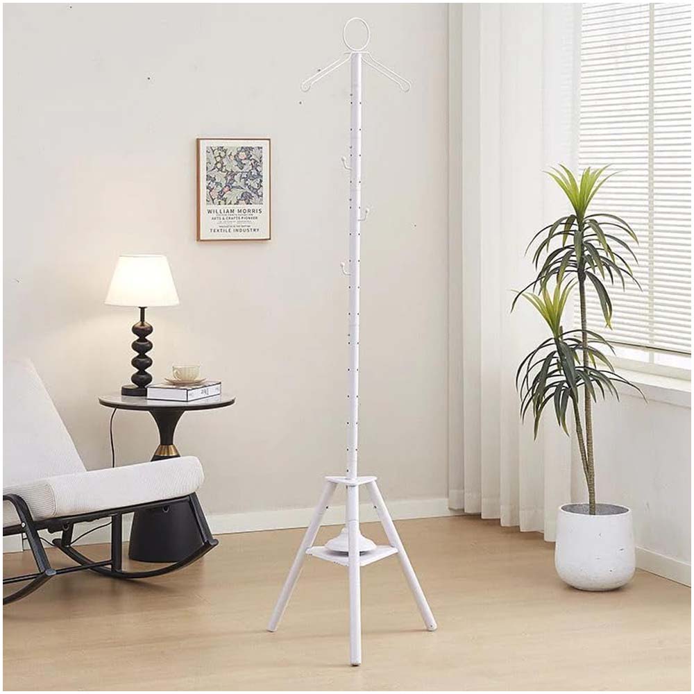 175cm Hanging Clothes Steamer Rack with Incense Burner - Multi-Color Space-Saving Garment Drying & Aromatherapy Stand Image