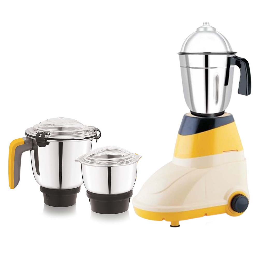 MG-537 Mixer Grinder - Powerful Motor with 3 Stainless Steel Jars for Dry/Wet Grinding Image