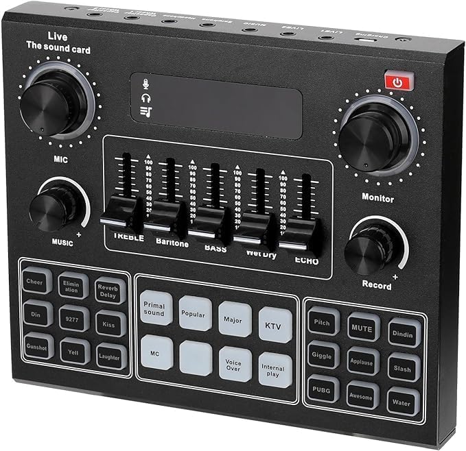 Elite V9 Sound Card & BM800 Pro Microphone Bundle: The Ultimate Setup for Advanced Broadcasting Image