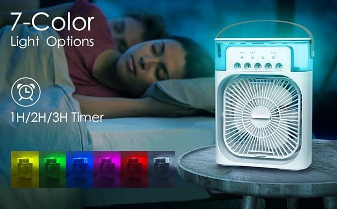 600ml 2-in-1 Air Conditioner Humidifier – Your Ultimate Solution for Comfort and Aroma Image