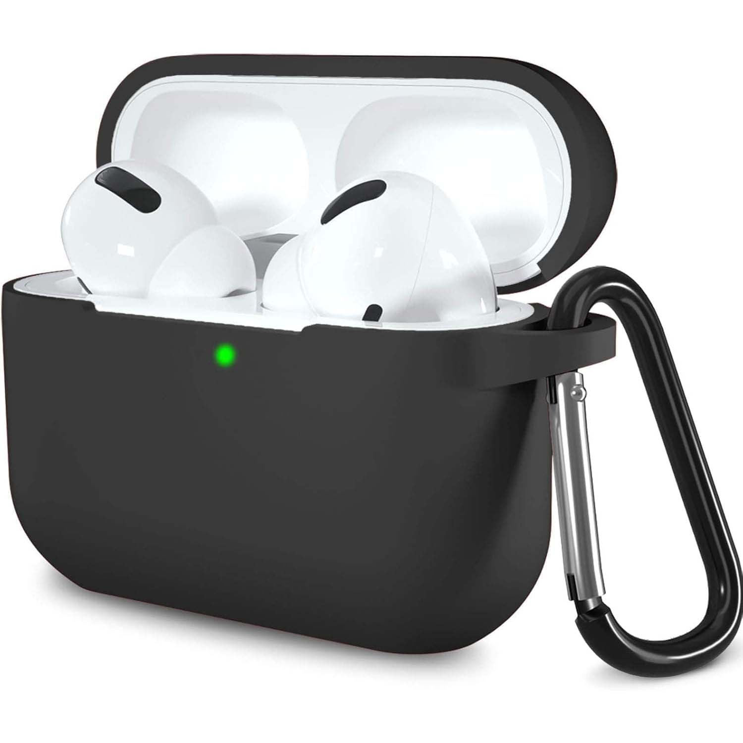 Silicone Case for AirPods Pro 3 (2025). Protective skin with keychain neck, shockproof & wireless charging supported. Multi-color. Image