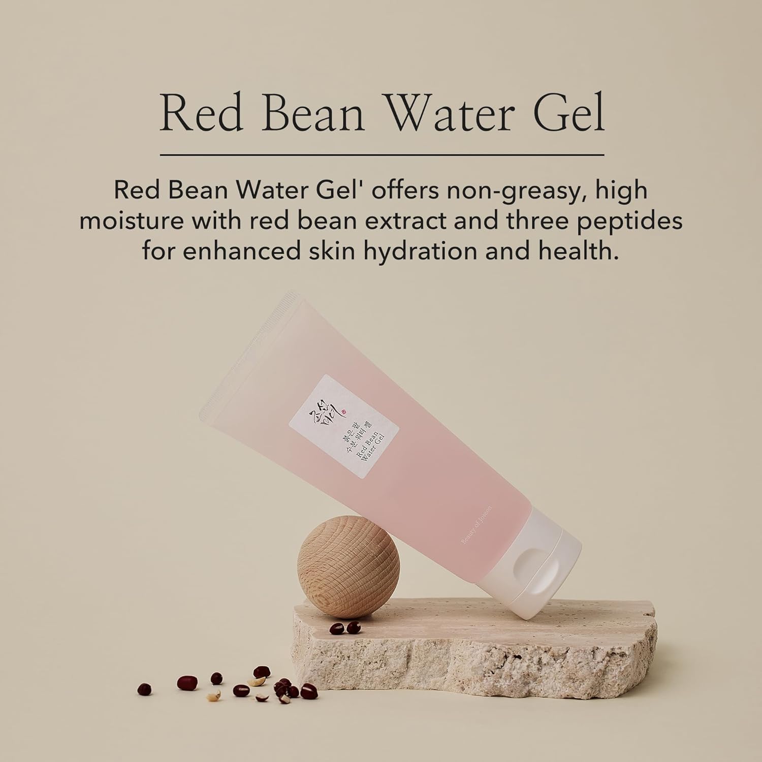 Beauty of Joseon Red Bean Water Gel – Hydrating Peptide Moisturizer for Acne-Prone & Dry Skin, Lightweight Korean Hydro Boost Cream, 100ml / 3.38 fl.oz Image