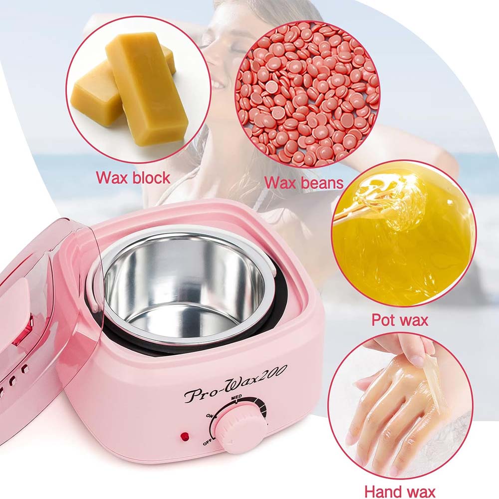 200 Pro Professional Wax Heater - Hair Removal Wax Warmer Machine for Salon & Home Use with Adjustable Temperature Image