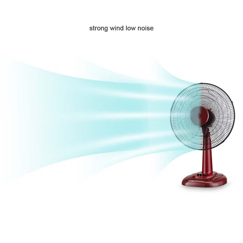 MTF-425 16" Table Fan - 3-Speed Adjustable Tilt, Quiet Operation for Home & Office Image