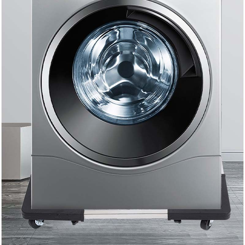 Adjustable Appliance Trolley with Wheels - Universal Stand for Refrigerator, Dishwasher, Air Cooler - Front & Top Load Support Image