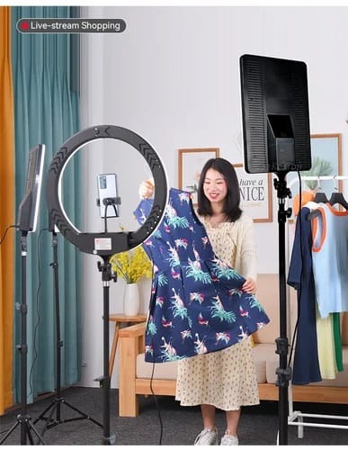 RL-19 Inch LED Panel Soft Light with LED Stand | 100W Ultra Bright Video Light for Photography & Tripod Setup | Adjustable Color & Brightness Image