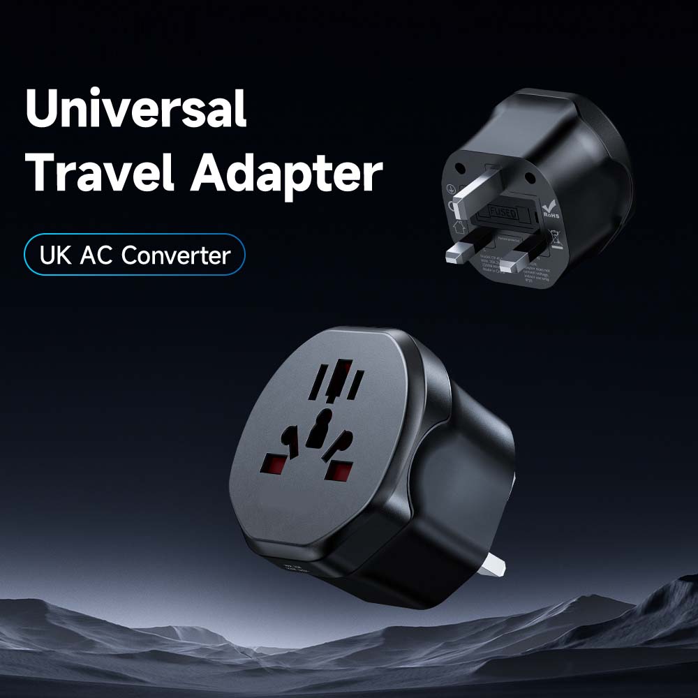 SC26 UK Universal Plug. Powerful and reliable 2500W capacity for high-demand electrical devices. Durable household plug. Image