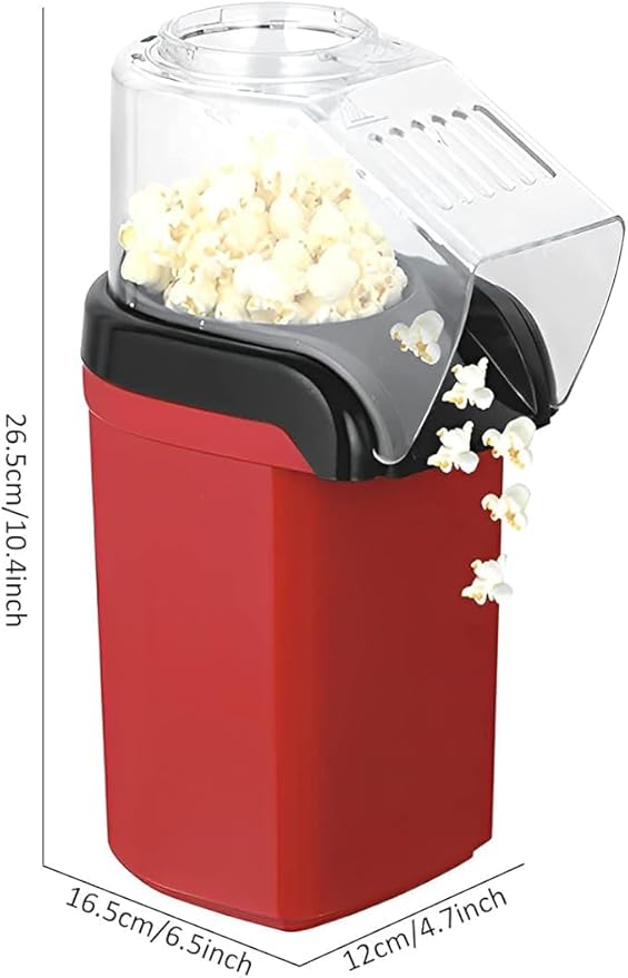 Home Popcorn Maker Popper | Electric Corn Popping Machine for Movie Nights | Fast, Easy, and Delicious Popcorn at Home Image