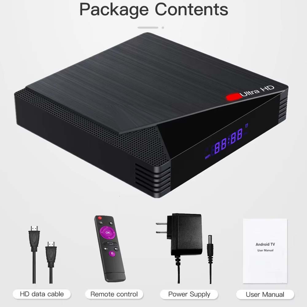 8K Ultra HD Android 12.1 TV Box - 8GB RAM + 128GB ROM, 4K HDR, Dolby Audio, WiFi 6, Bluetooth 5.2 Image