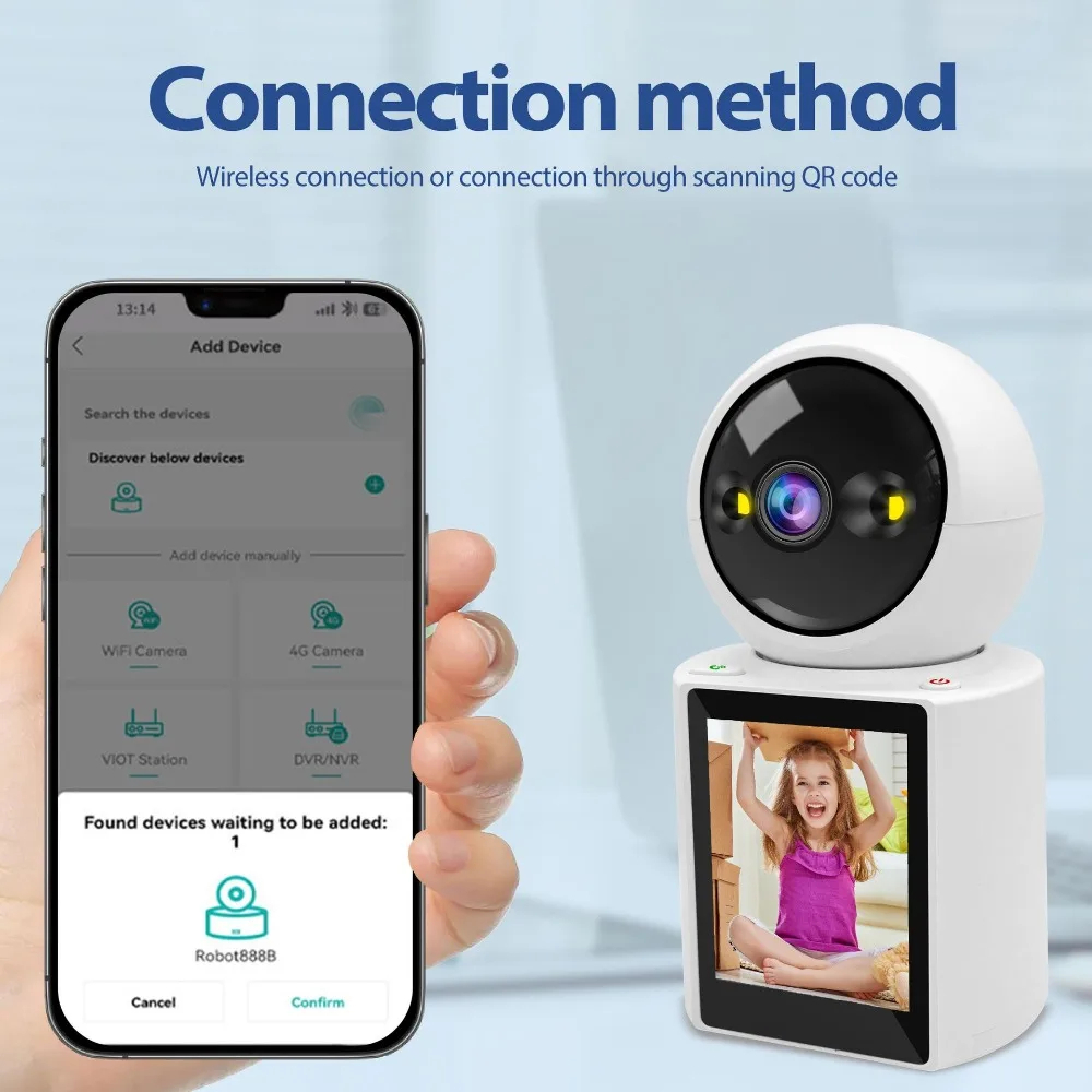 4K 6MP Smart PTZ IP Camera with AI Human Detection, Color Night Vision & One-Click Video Calling for Home Security Image