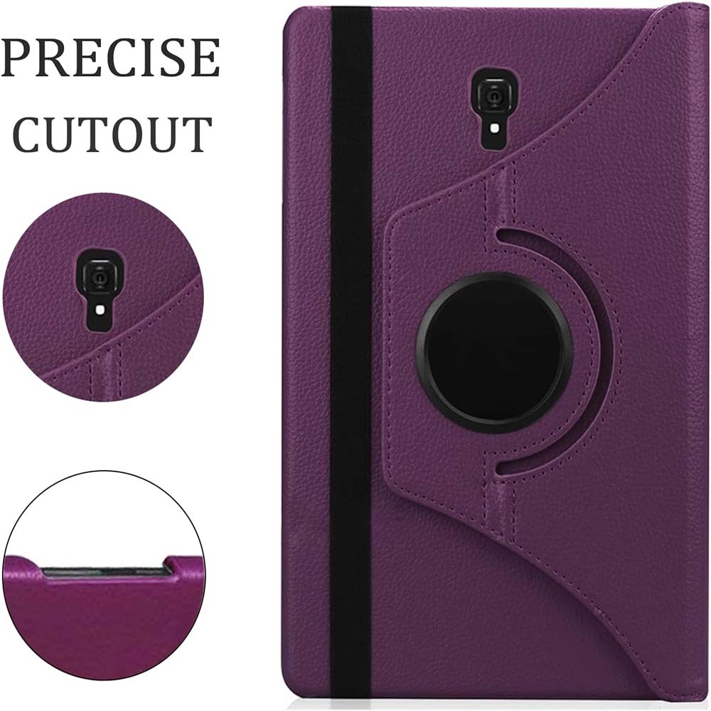 360° Rotating PU Leather Cover Compitable for Galaxy Tab A 8.0" 2017 Case - w/Auto Wake/Sleep for SM-T380/T385 (Multi) Image
