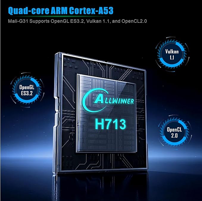 Android 11 Projector | 390 ANSI Lumens | HY320 4K Native 1080p with Dual WiFi6 & BT5.0 | Portable Outdoor Cinema Projector Upgrade to HY300 Image