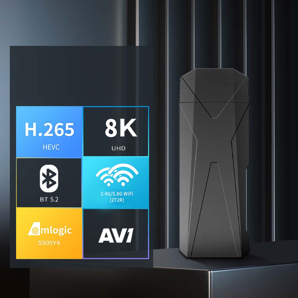 Universal TV Stick with Alcatel Voice Remote - Smart Streaming Stick for Google, YouTube, Fire TV with Voice Control Image