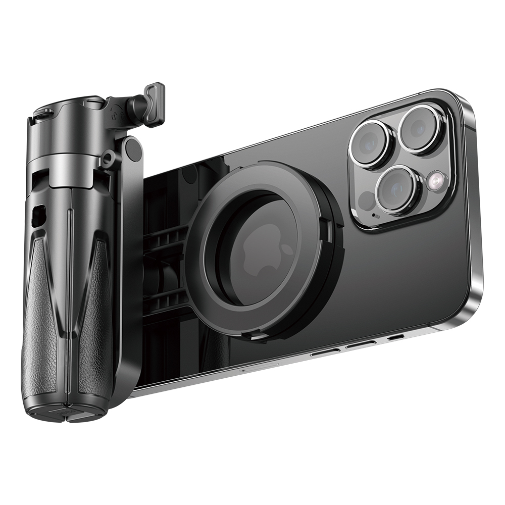 P15mini-C Magnetic Selfie Stick - Bluetooth Remote, 47.5cm Extendable, Multifunctional Camera Assistant for iPhone/Android Image