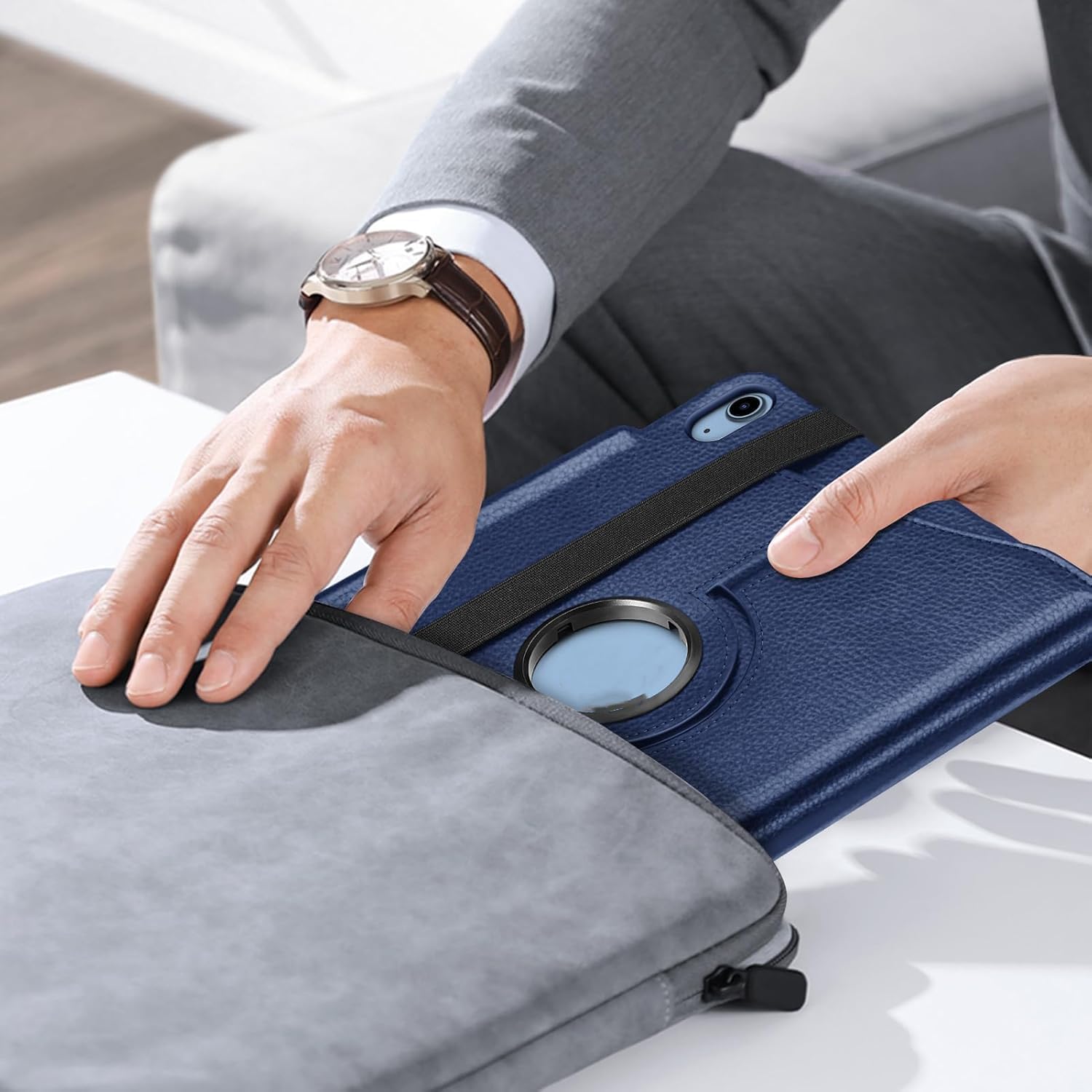 360° Rotating Case Compitable for Huawei MatePad 11 - Auto Wake/Sleep Stand Cover with Multi-Angle Viewing (Multi Colour) Image