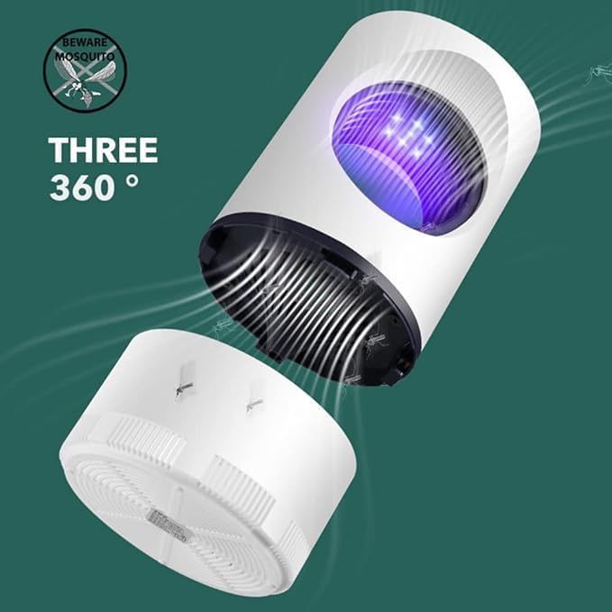 Electric Photocatalytic Mosquito Killing Lamp | LED Anti-Mosquito Killer Light with USB Power | For Indoor and Outdoor Use Image