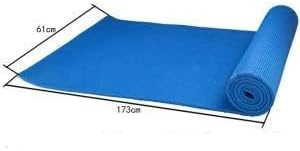 Blue 6MM Non-Slip Yoga Mat | Perfect for Gym, Workout, and Flooring Exercises | Ideal for Men and Women Image