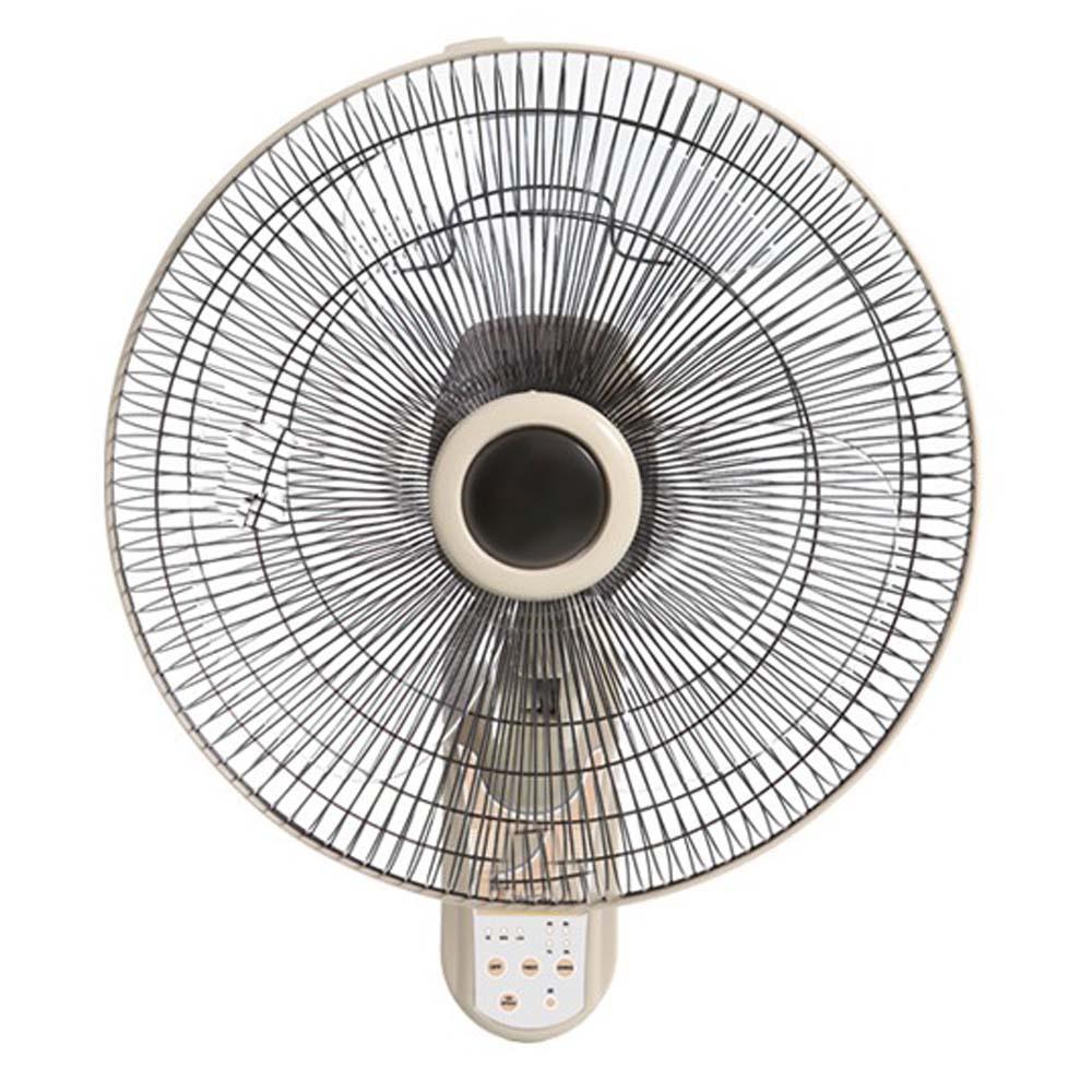 MWFV-433RC 16" Wall Mount Fan - Remote Control, 3-Speed, Adjustable Tilt, Quiet Operation for Home & Office Image