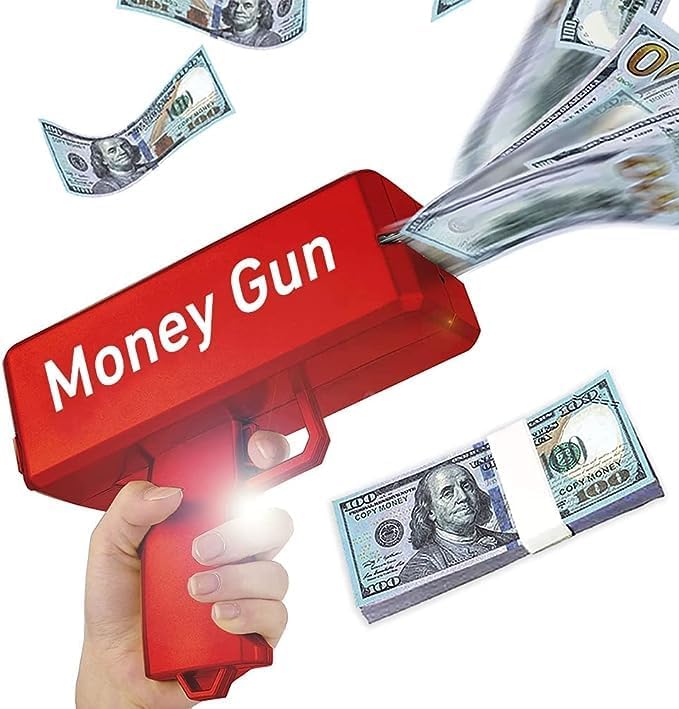 Super Money Gun | Unleash Fun & Excitement at Your Parties Image