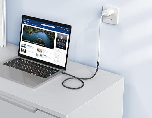 6ft USB C to USB Type C Cable, 60W PD Quick Charger Cable - 2 Meter Fast Charging and Data Sync Cable compitable for All USB-C Devices Image