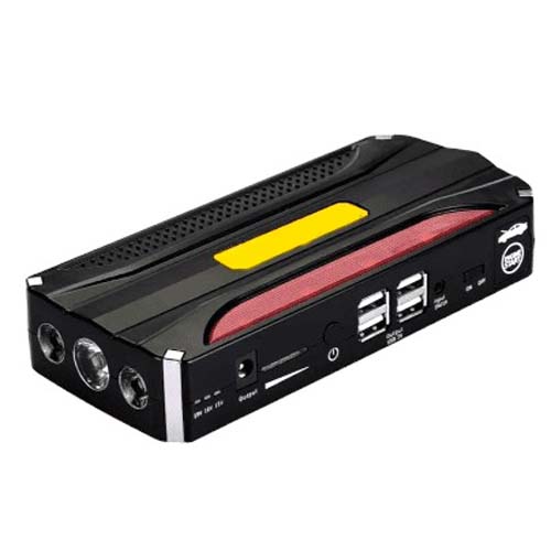 Portable Car Jump Starter & Multi-Purpose Air Blower Power Bank - 2000A Starting Current, 150PSI Air Inflator, 20,000mAh Battery Pack with LED Flashlight | Power Bank for Phones, Tablets, & More | Compact Emergency Car Jump Starter for 6L Gas & Diesel Engines Image