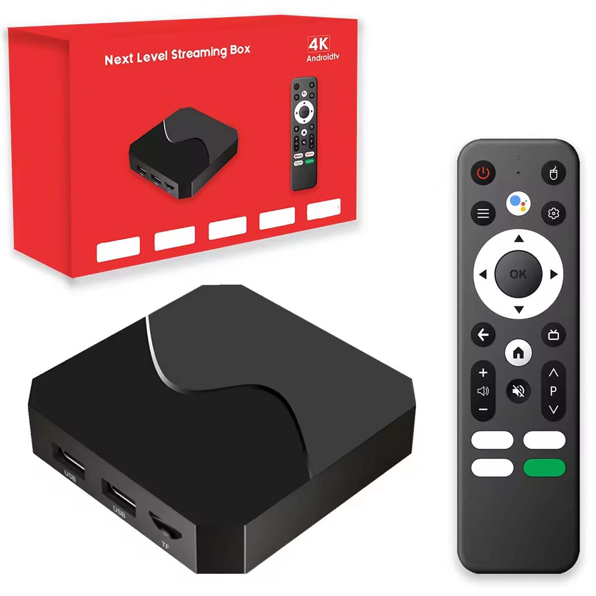 V96 Mini Android 12 TV Box 8+128GB - 8K/4K HDR, BT5.0, Voice Remote - Ultimate Streaming Media Player with App Support Image