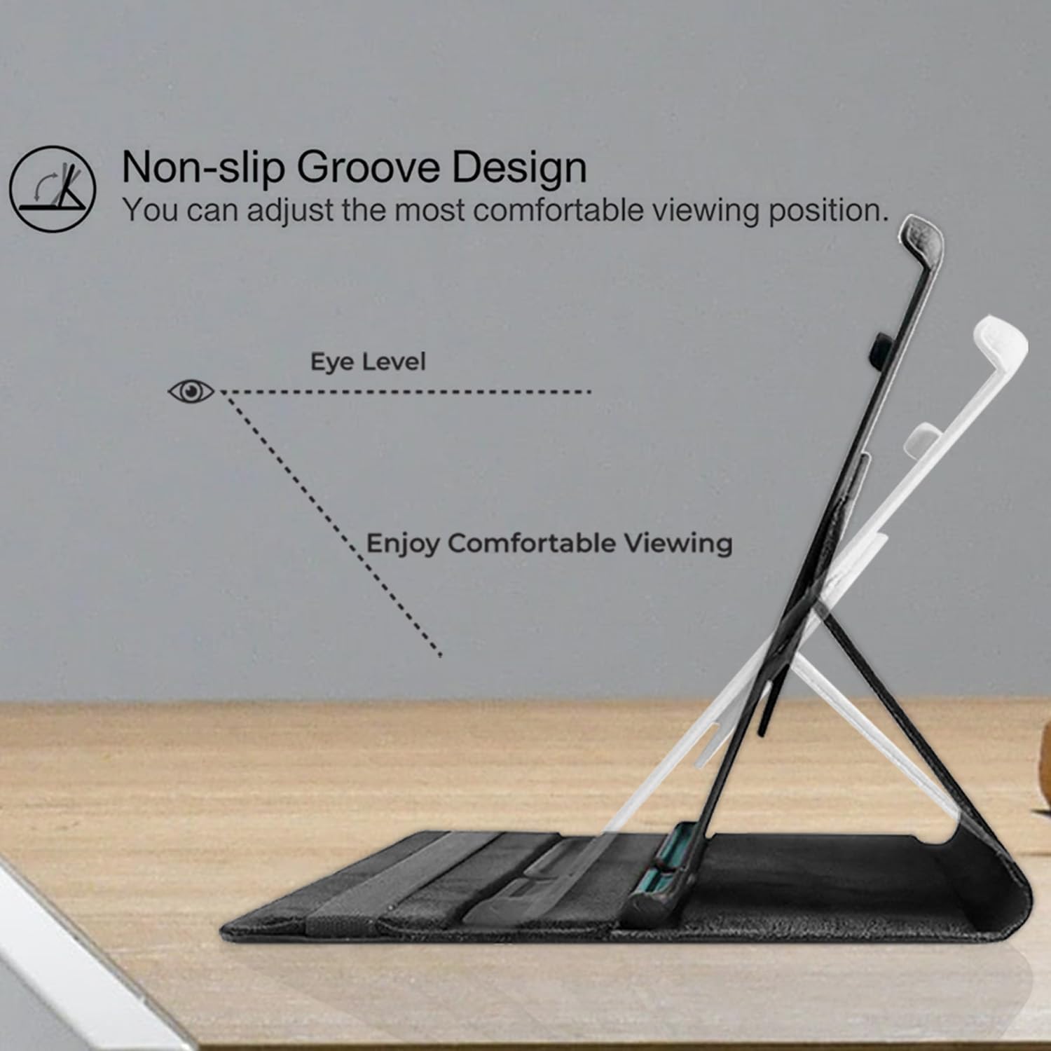 iPad Pro 11 2024 (M4) Case - 360° Rotating Smart Folio Cover with Auto Sleep/Wake & Multi-Angle Stand (Multi Colour) Image