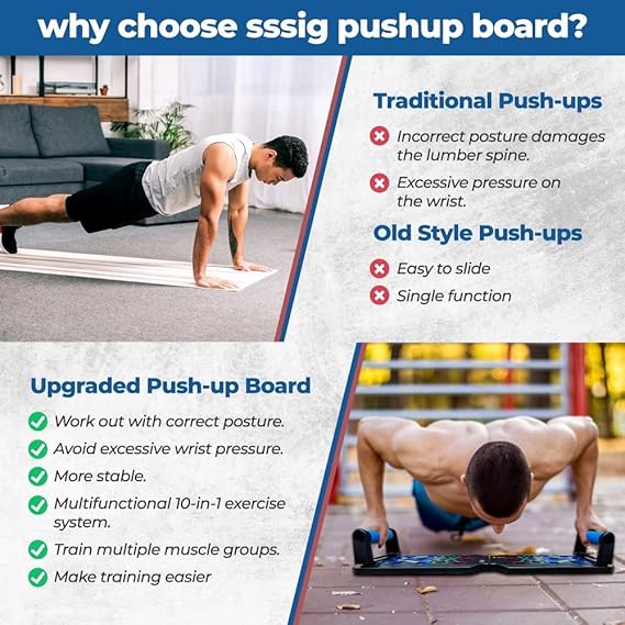 12 in 1 Compression Training Plate Machine | Body Building Tools & Workout Stands with Arch Board System for Home Fitness Training | Ideal for Men and Women Image