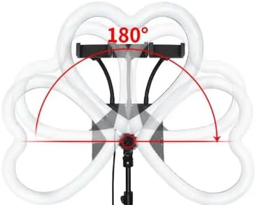 JM26-10 RGB LED Heart-Shaped Ring Light – Elegant and Flexible Lighting for Enhanced Photography and Videography Image