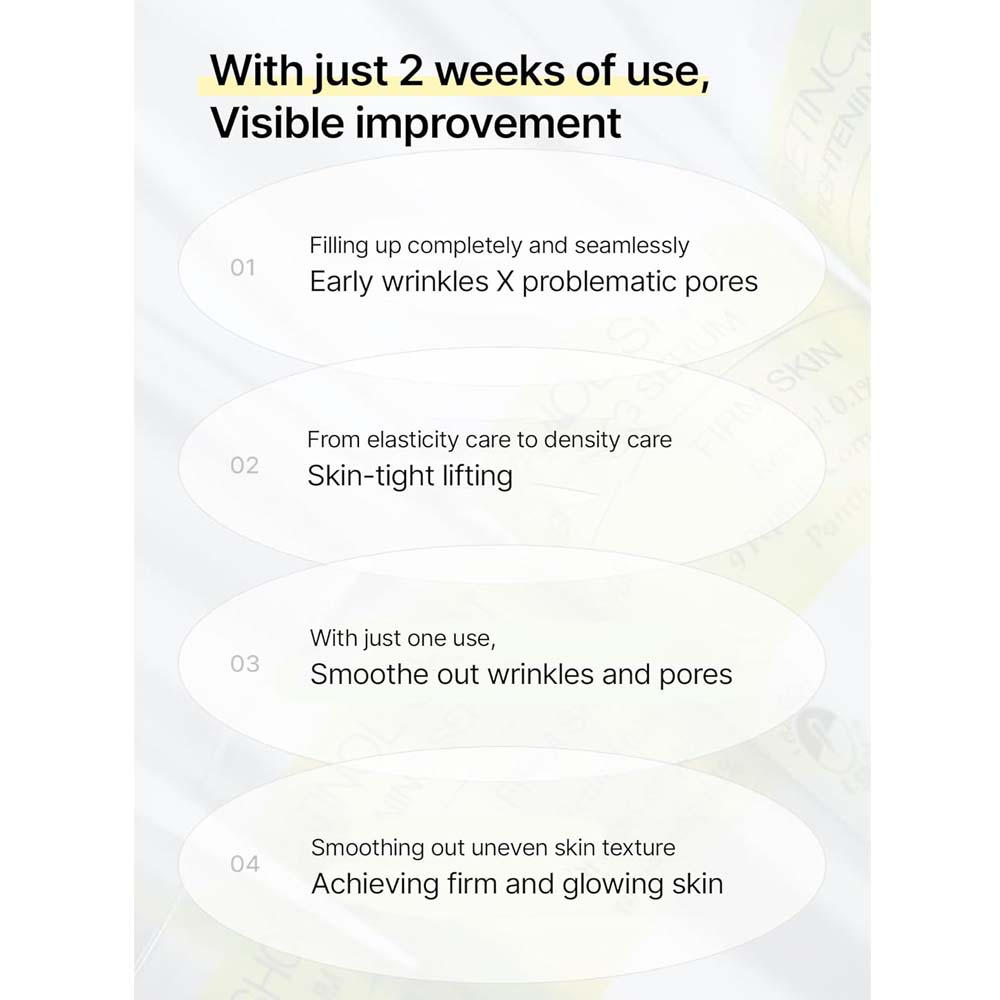 THE VITA-A Retinol Shot Tightening Serum. Potent anti-aging treatment for wrinkles, firmness & skin renewal. 30ml. Image