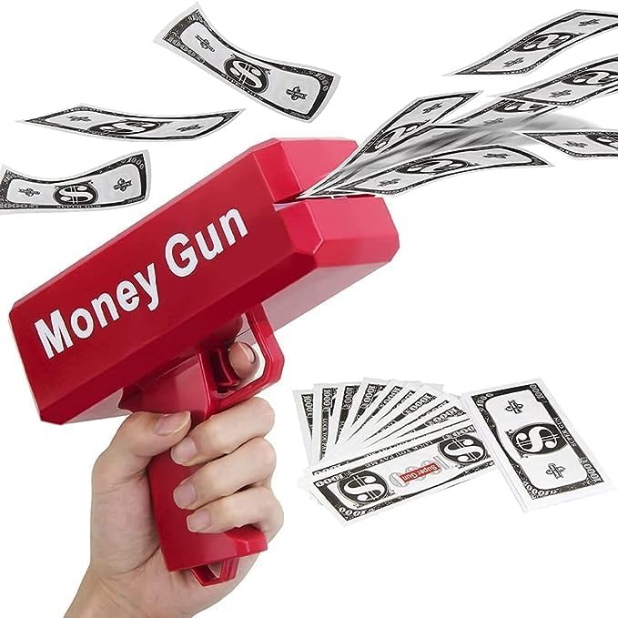 Super Money Gun | Unleash Fun & Excitement at Your Parties Image