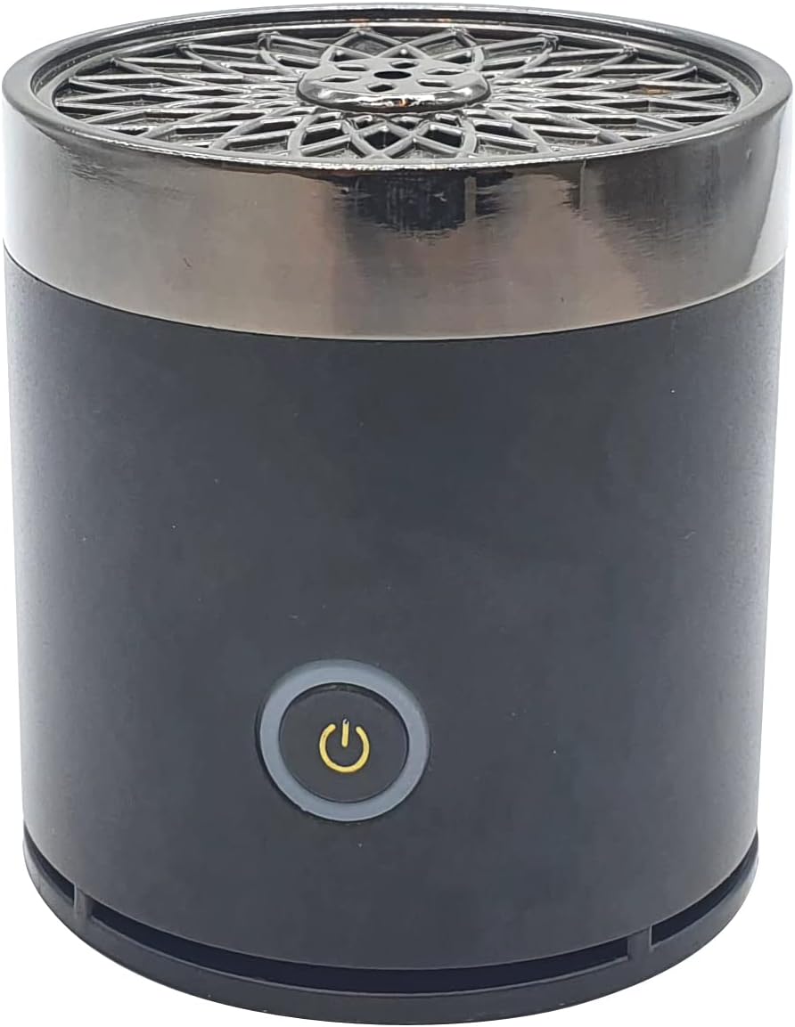 Electric Mini Bakhoor Burner | Portable Aroma Diffuser for Car | USB Rechargeable Incense Burner for On-the-Go Fragrance Image