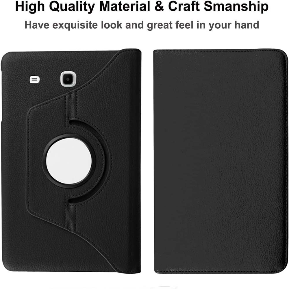 360° Rotating Stand Cover Compitable for Galaxy Tab A 7.0" 2016 Case -  SM-T280/T285, Full Protective PU Leather Case (Multi) Image