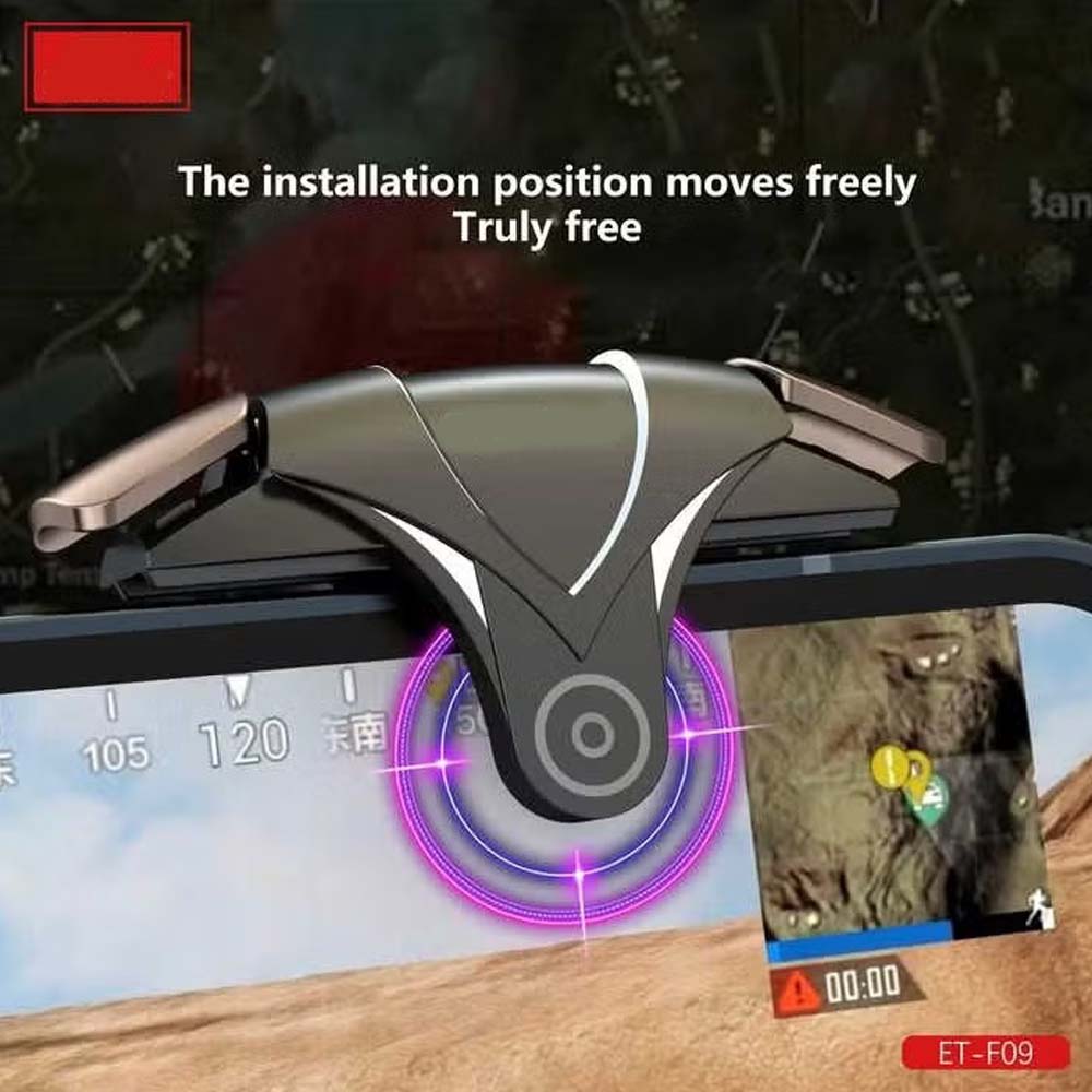 ET-F09 Finger Trigger Game Controller - Plug & Play Mobile Gamepad for iOS/Android, No Bluetooth or Charging Needed Image