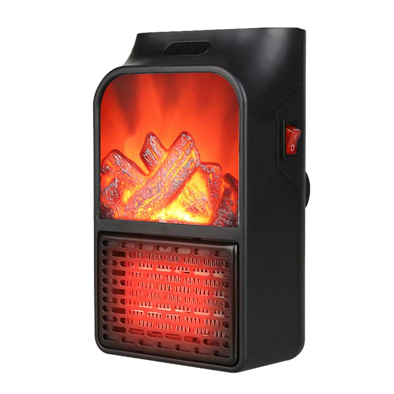 Portable Heater 500W | 220V Remote Control Flame Heater for Efficient Home & Office Heating Image