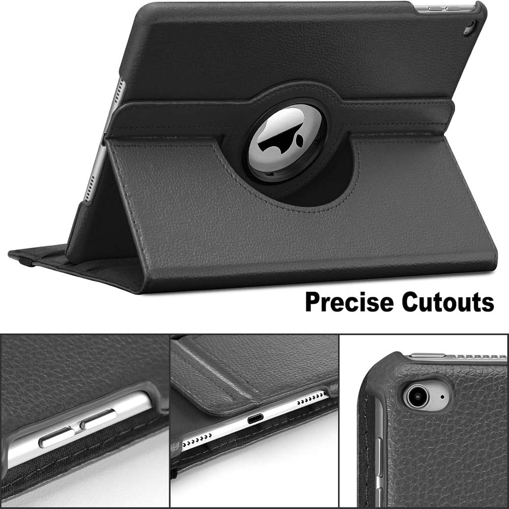 360° Rotating Case for iPad Air 1&2 " (2018/2017/9.7 inch) - Auto Sleep/Wake Stand Cover with Multi-Angle Viewing (Multi Colour) Image
