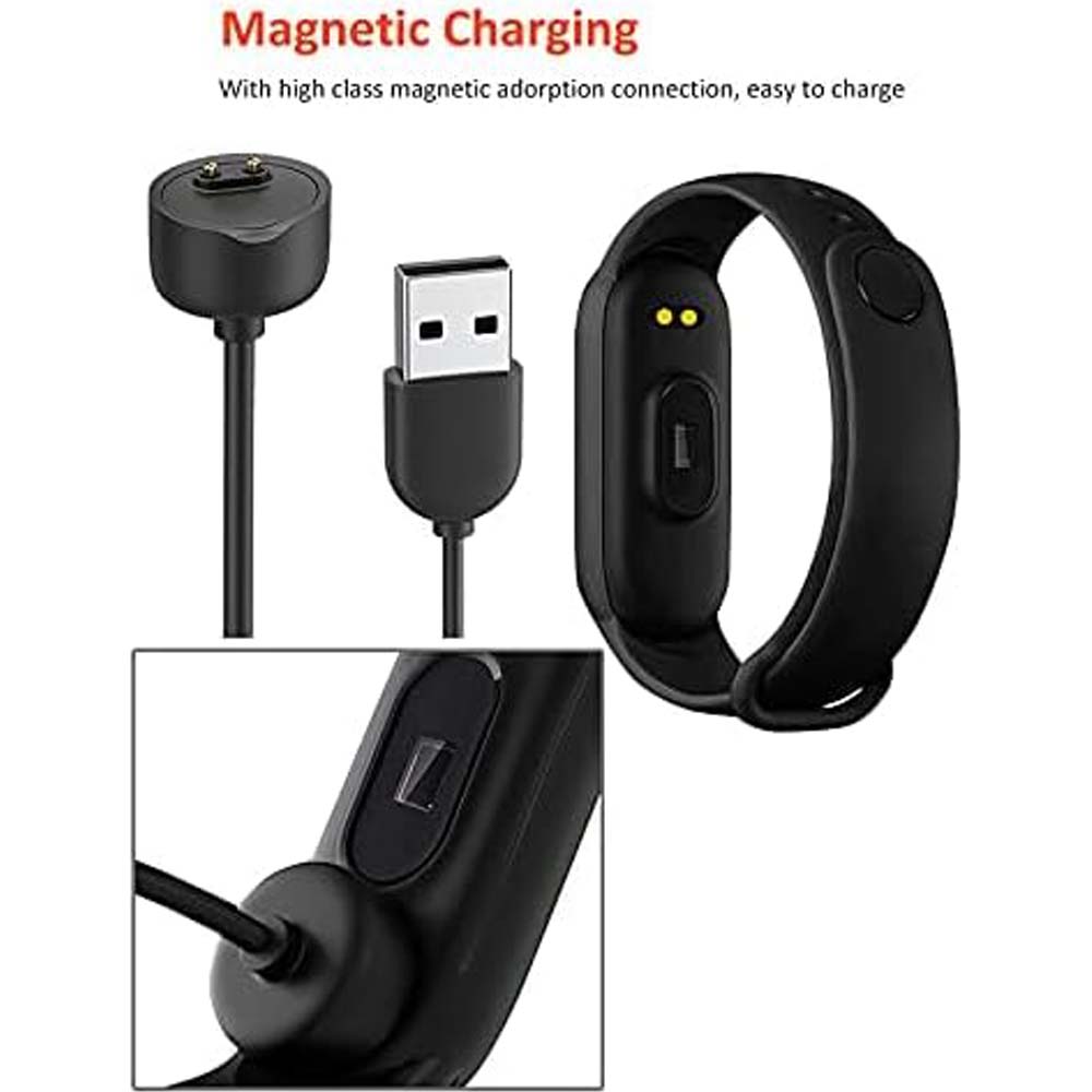 M4 Smartband - Fitness Tracker with Heart Rate Monitor, Activity Tracking for Men & Women, Waterproof Sports Wristband Image