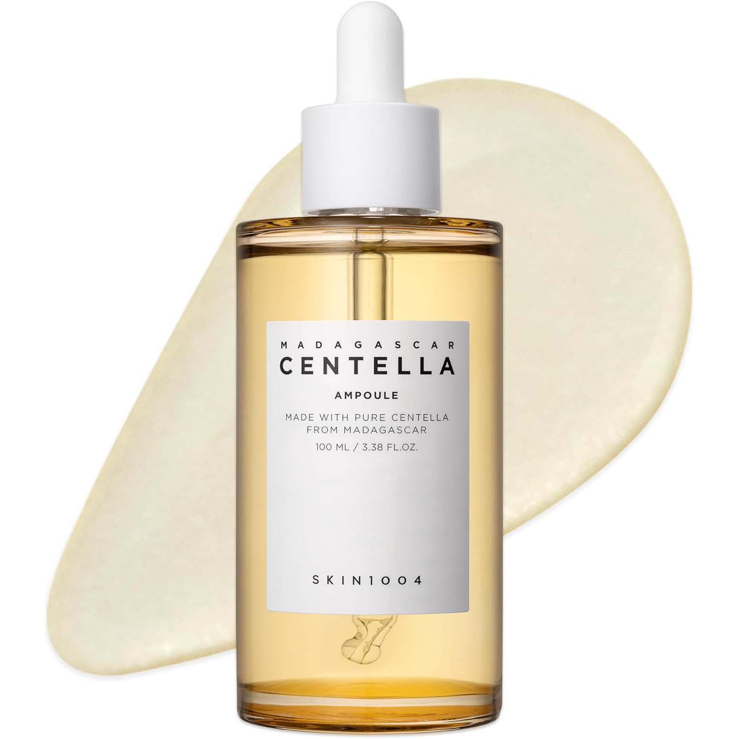 SKIN1004 Madagascar Centella Asiatica 100% Ampoule. Pure extract serum for intensely soothing sensitive & acne-prone skin. Image