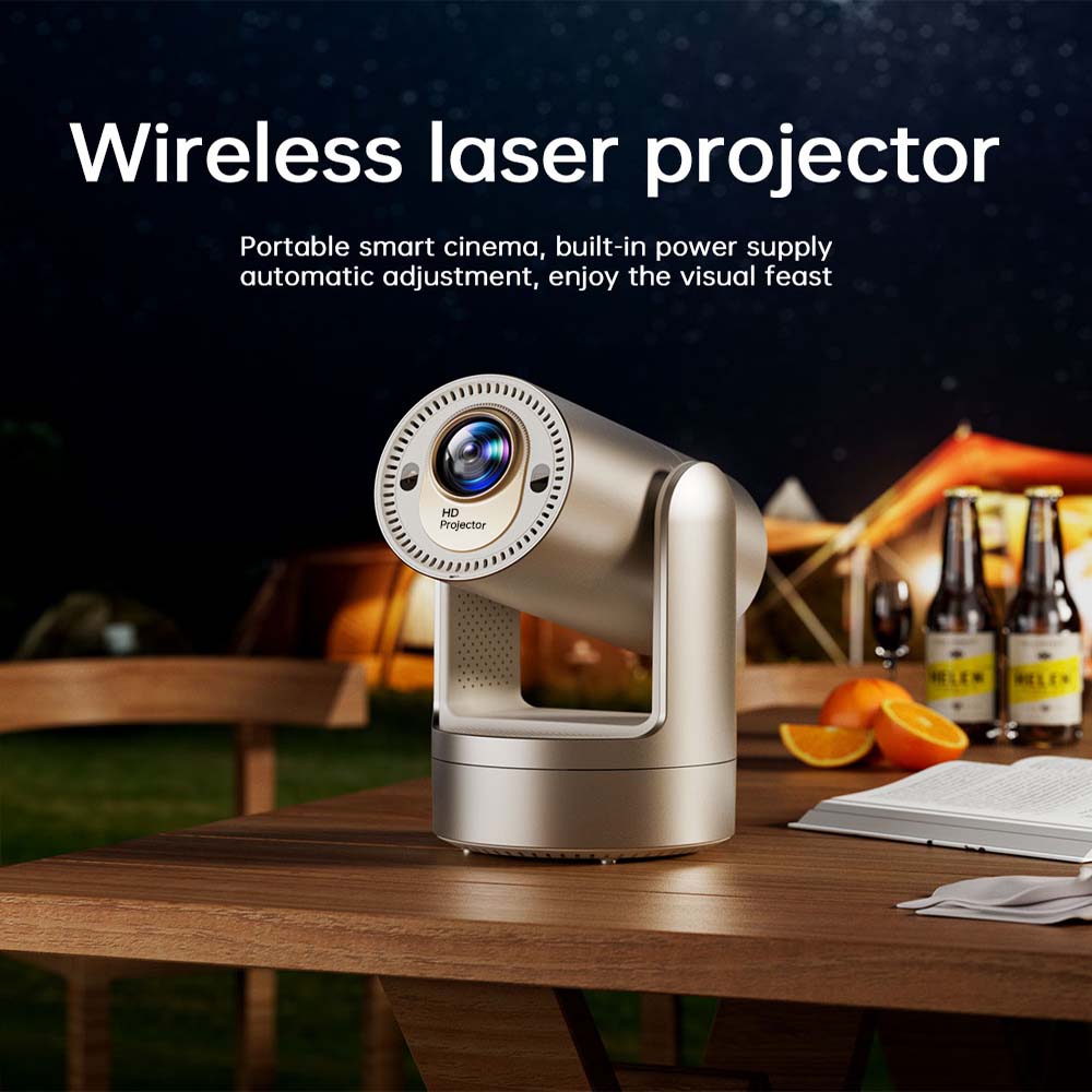 Mini Portable Projector - Pico, 3D, Internet-Ready, Built-In Speakers, Pocketable for Home, Outdoor, Business, Education Image