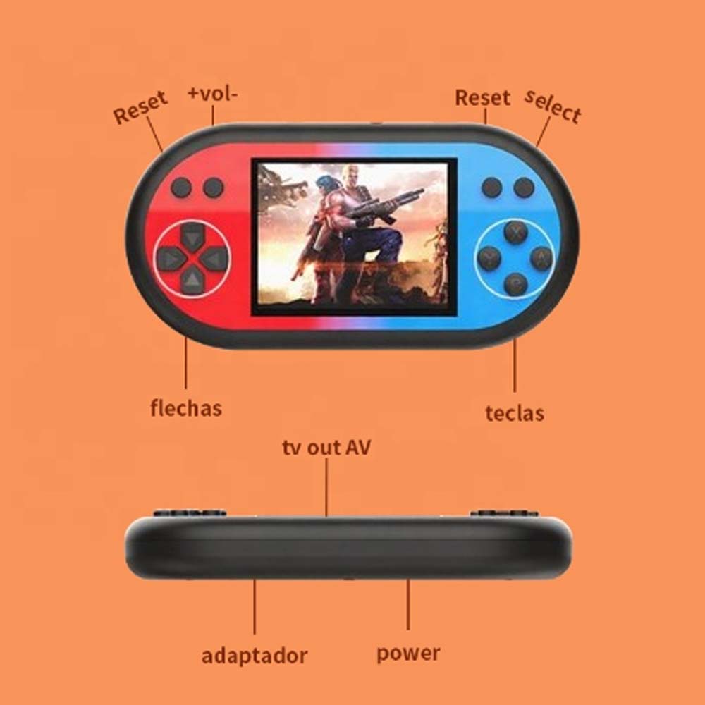 Q8 520-in-1 Handheld Game Player - Portable Mini Video Game Console for Kids, Retro Gaming Gift Image