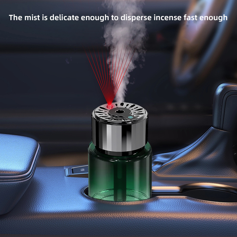 Car Air Freshener - Smart Aroma Diffuser with Colorful Lights & Essential Oils for Odor Elimination Image
