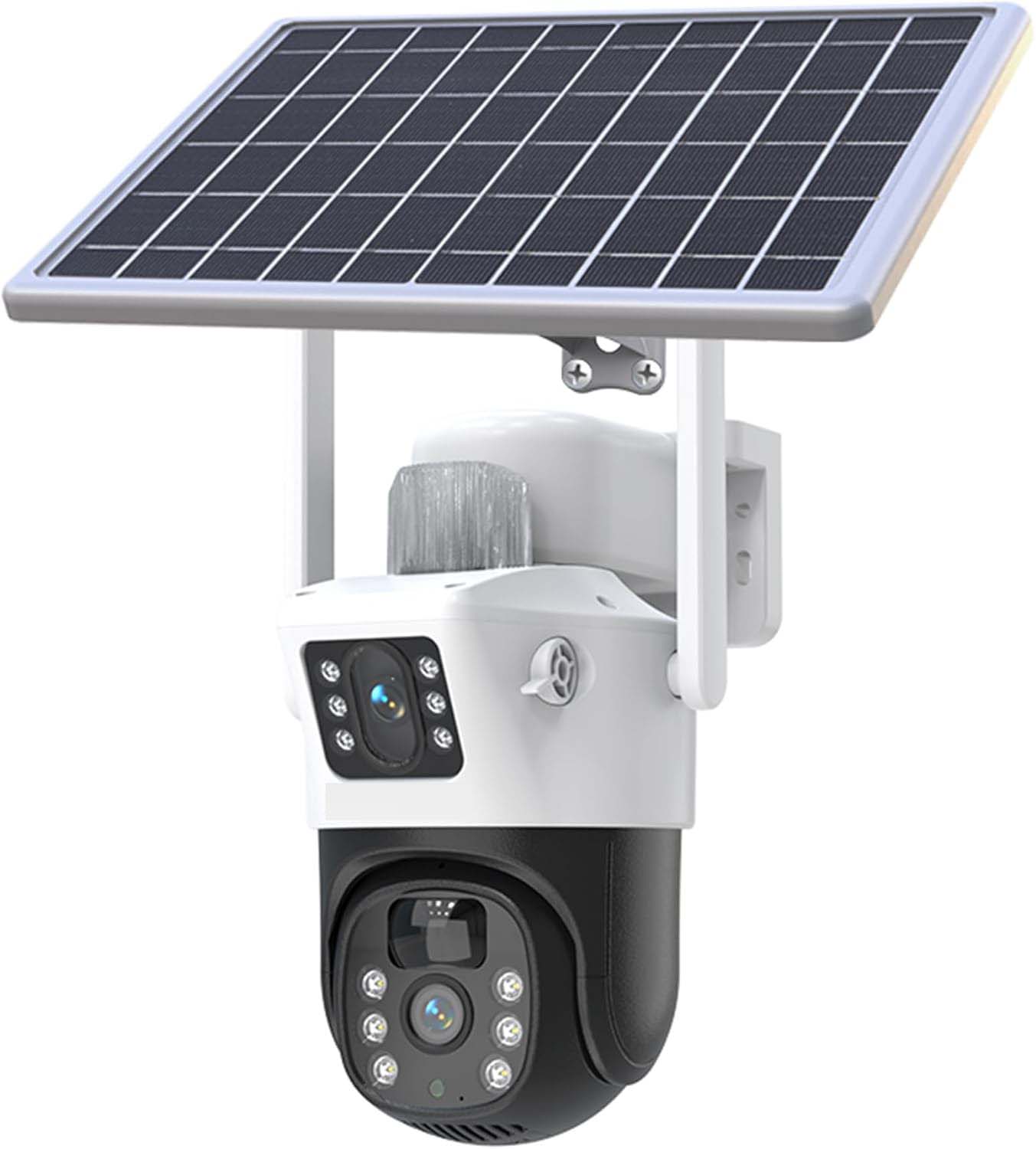 4G LTE Solar Battery Outdoor Camera | HD 4MP | Full-Color Night Vision | Sound/Light Warning | Motion Detection | IP66 Waterproof | Cloud/TF Card Storage Image