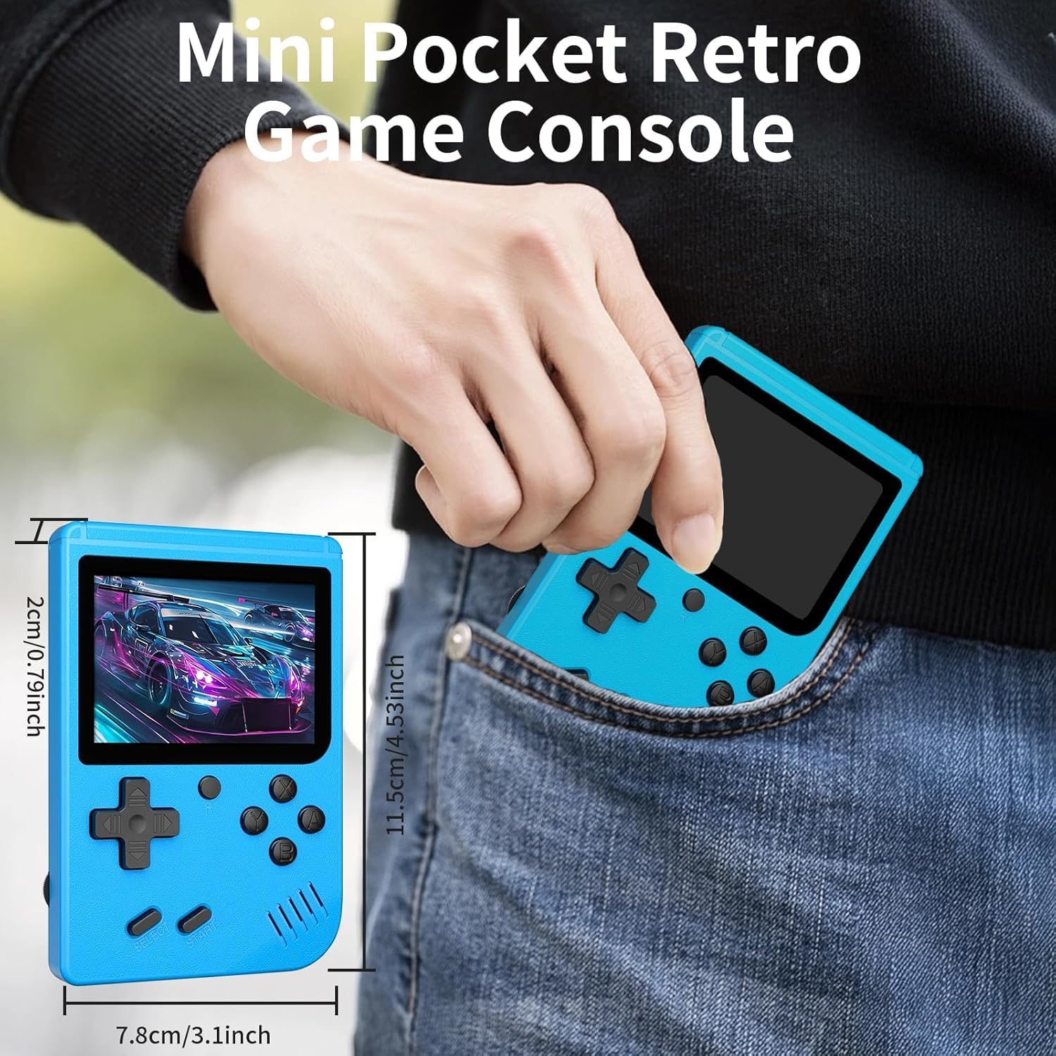 SUP Game Box Plus 400 in 1 Retro Games UPGRADED VERSION mini Portable Console Handheld Multi Color Image