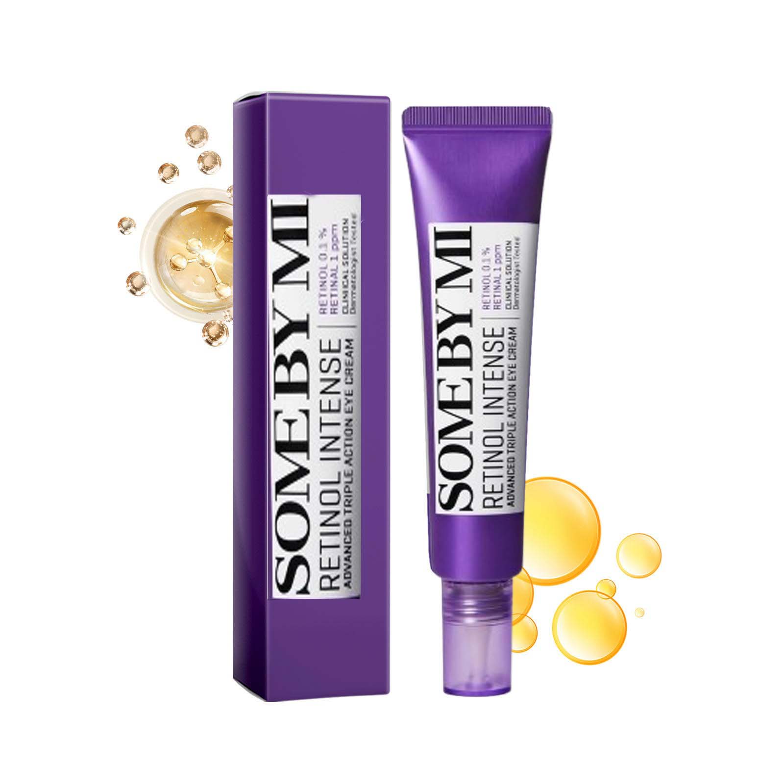 SOME BY MI Retinol Intense Advanced Triple Action Eye Cream – Korean Anti-Aging Eye Treatment with Retinol, Peptides & Niacinamide – 30ml / 1.01oz Image