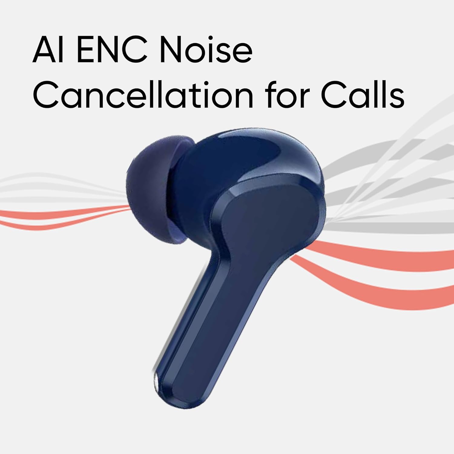 T100 Buds True Wireless Earbuds - 10mm Bass Boost, 38H Playback, AI ENC, 88ms Low Latency, IPX5 Water Resistant - Premium Sound Quality (Multi) Image