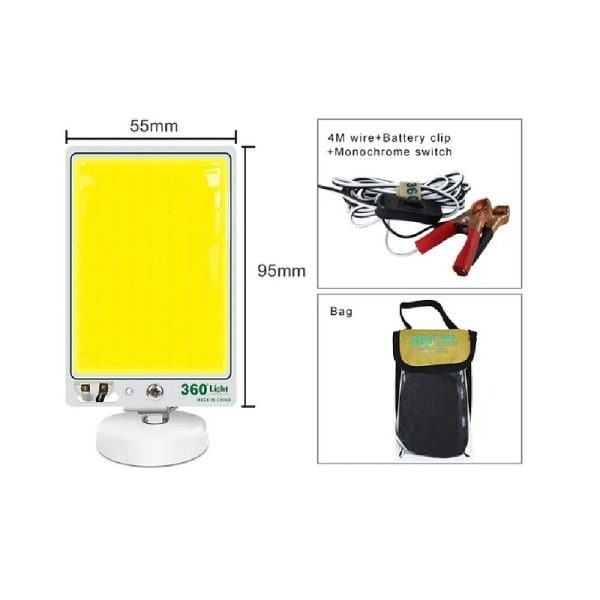 TM-25 360 Light Mini Size Lantern | LED Camping Pocket Light | COB Outdoor Hiking, BBQ, Car Repairing Lamp Image