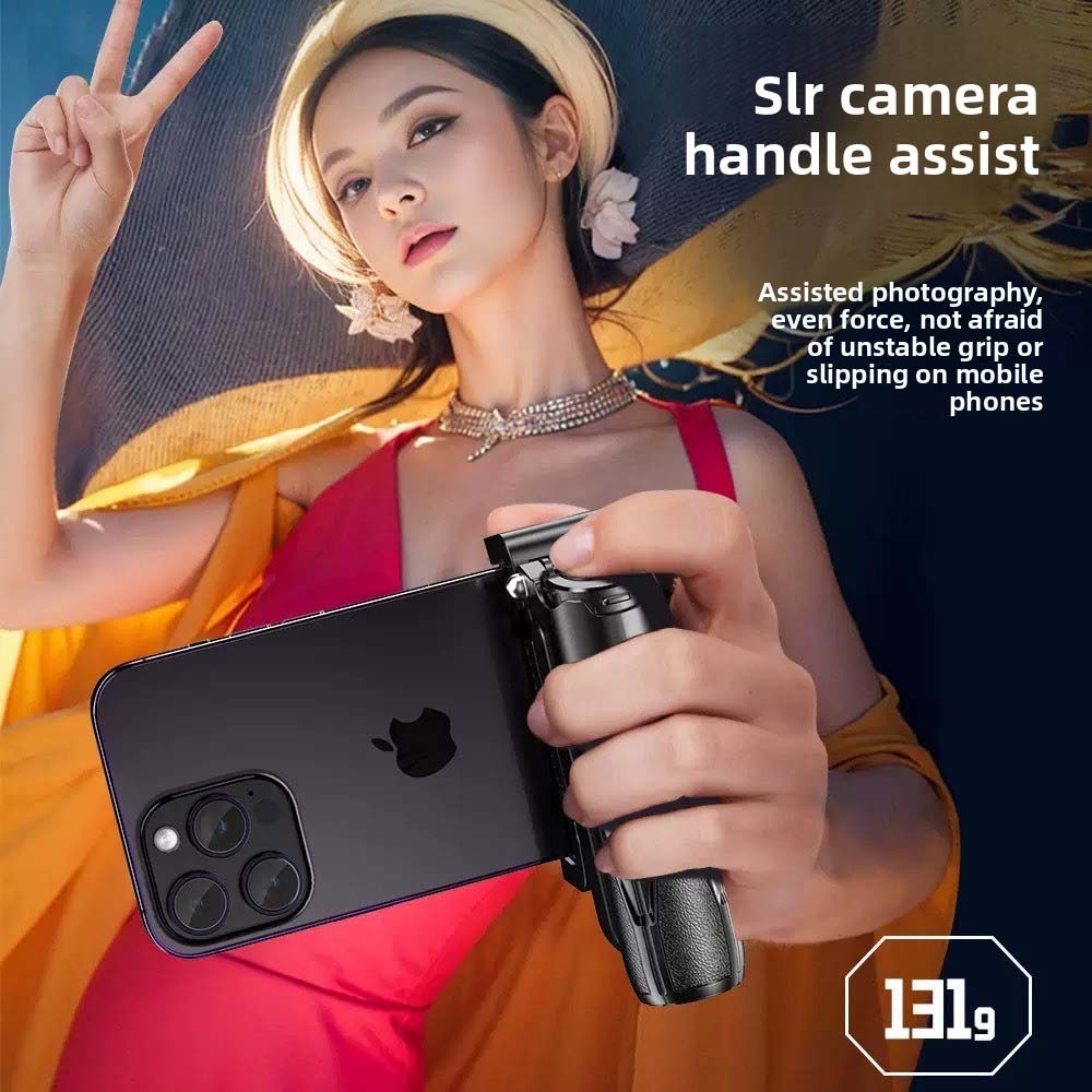 P15T Mini Selfie Stick Tripod - Extendable Phone Stand with Wireless Remote for Android & iPhone Vlogging, Portable Travel Tripod Image