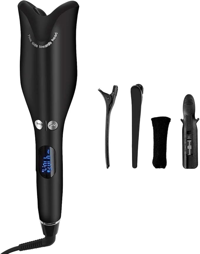 Spin N Curl Ceramic Rotating Hair Curler | Easy-to-Use Auto-Curling Tool for Perfect Curls and Waves Image